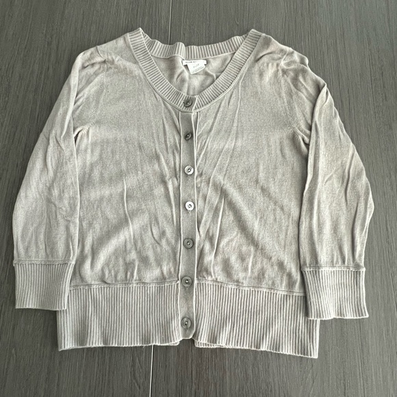 Club Monaco Light Gray Cardigan – Size XS - Picture 2 of 5